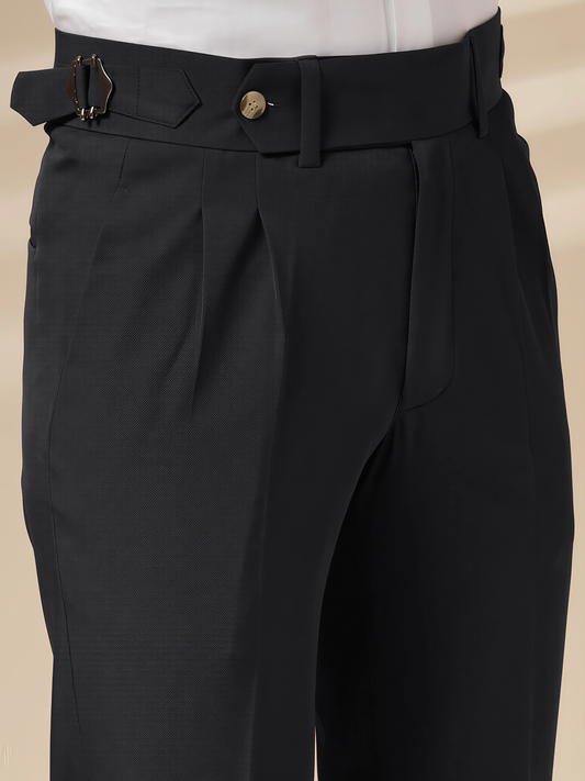 Italian Black Signature Gurkha Pants by ITALIAN VEGA®