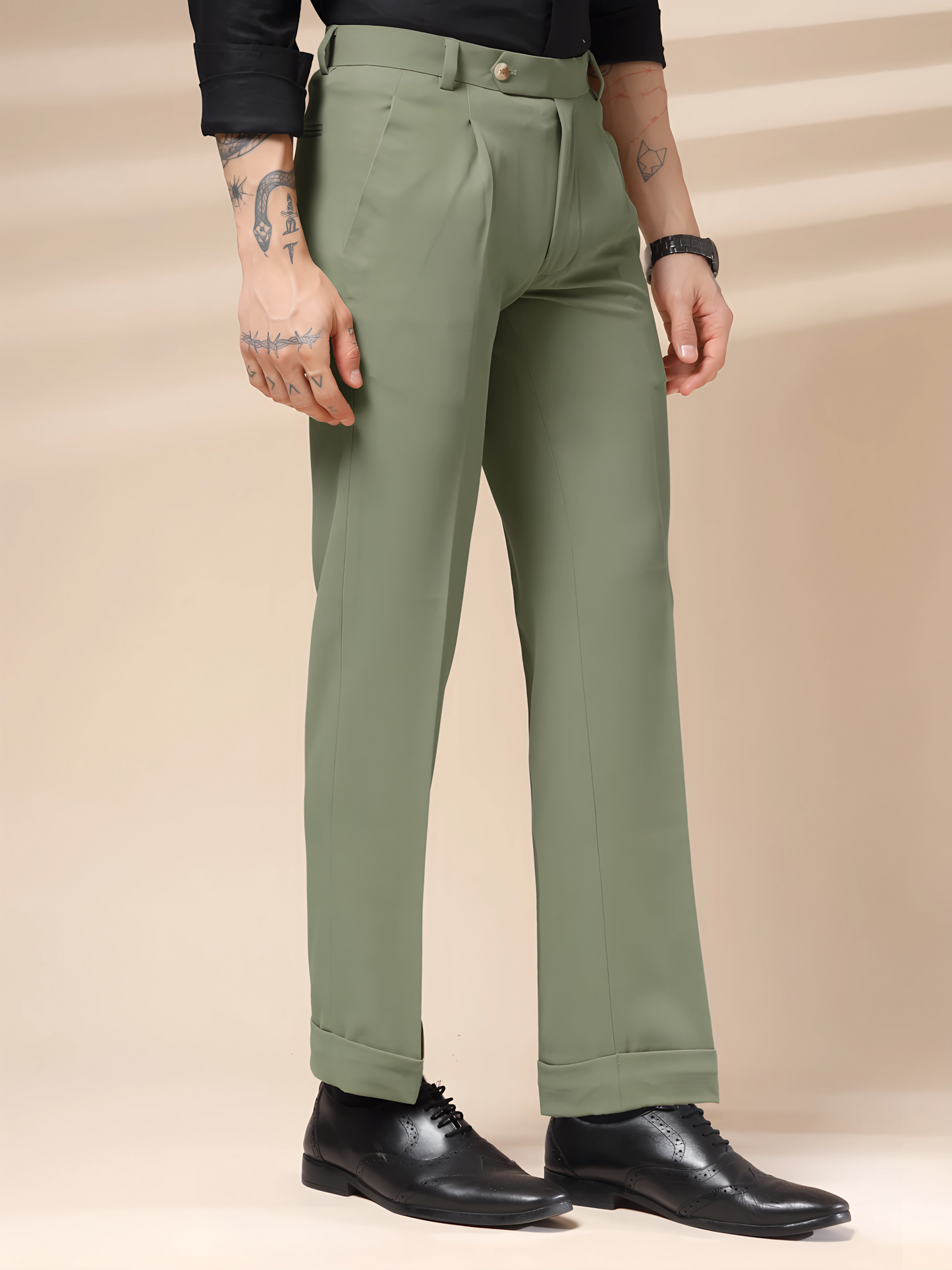 Pebble Men Pleated Trouser by Italian Vega®