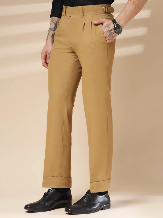 Italian Camel Signature Gurkha Pants by ITALIAN VEGA®