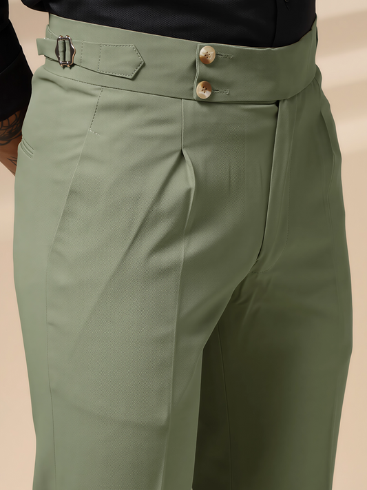Pebble Signature Buttoned Gurkha Pants by ITALIAN VEGA®
