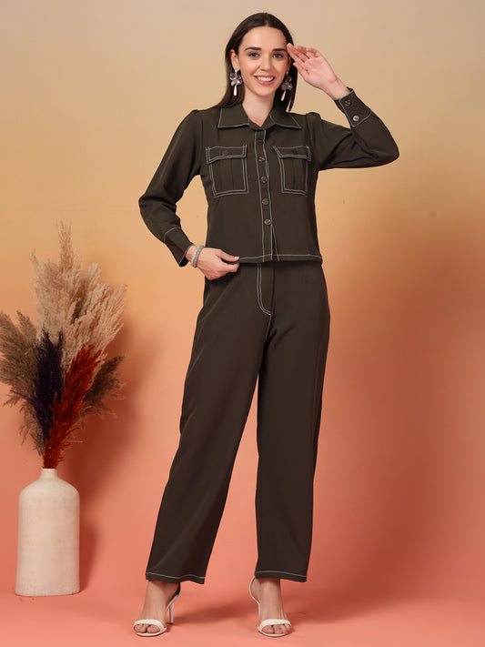 Riviera Tuscan Olive Co-ord Set by Italian Vega