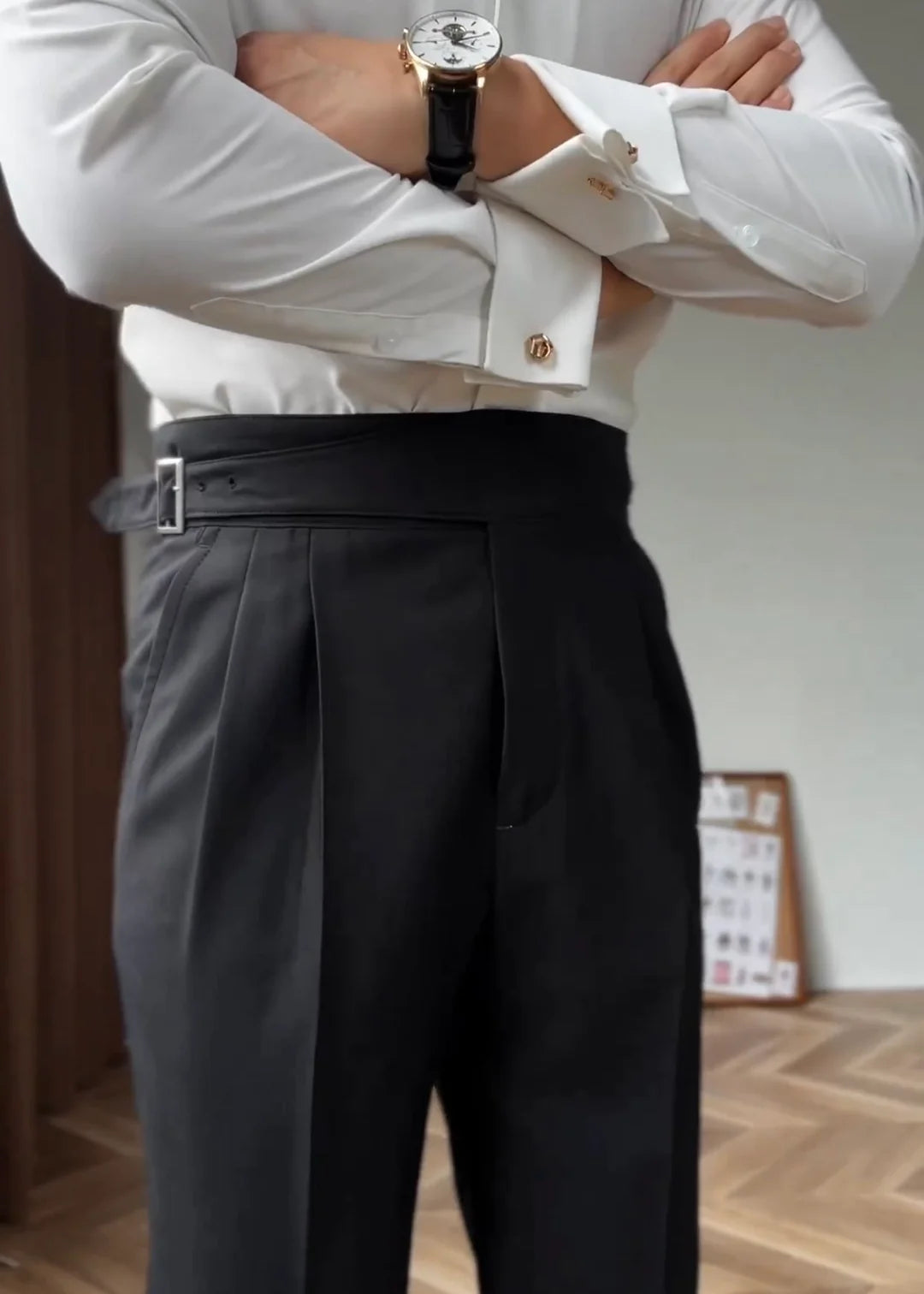 Classic Buckle Gurkha Pants by ITALIAN VEGA®