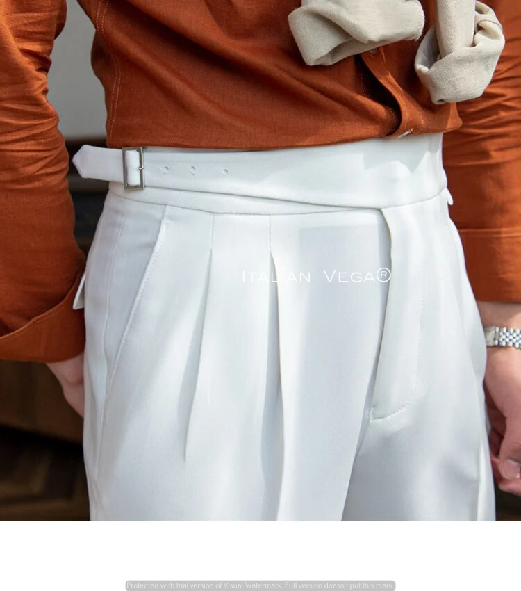Classic Buckle Gurkha Pants by ITALIAN VEGA®