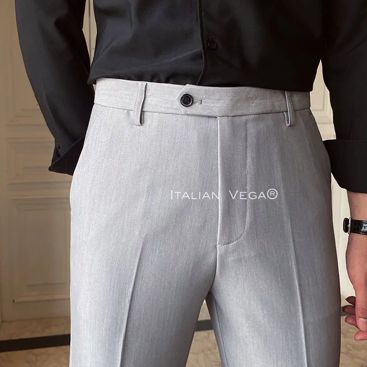 Frost White Double Button Gurkha Pant by Italian Vega® – Italianvega®