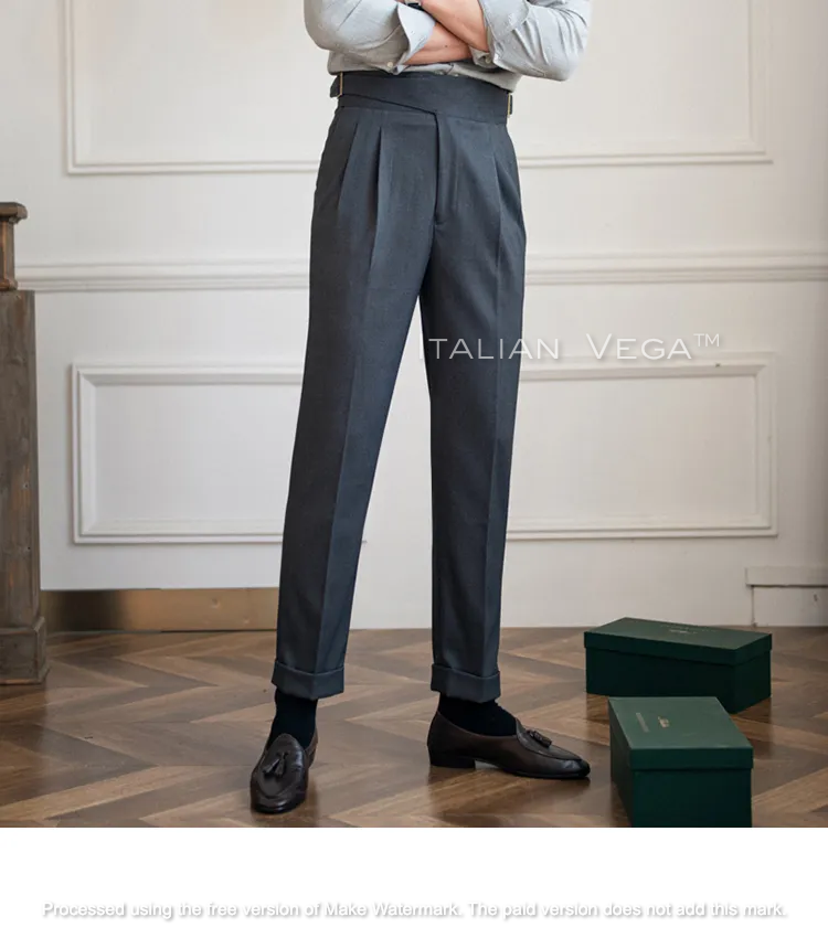 Classic Buckle Gurkha Pants by ITALIAN VEGA®