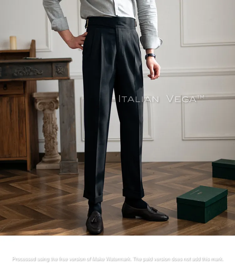 Classic Buckle Gurkha Pants by ITALIAN VEGA®