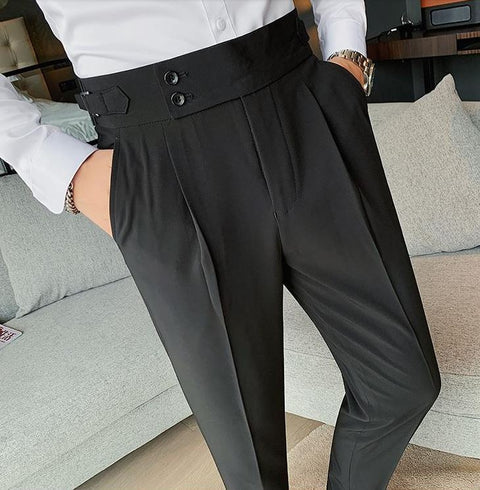 Signature Buttoned Gurkha Pants by Italian Vega® - A Perfect Blend of ...