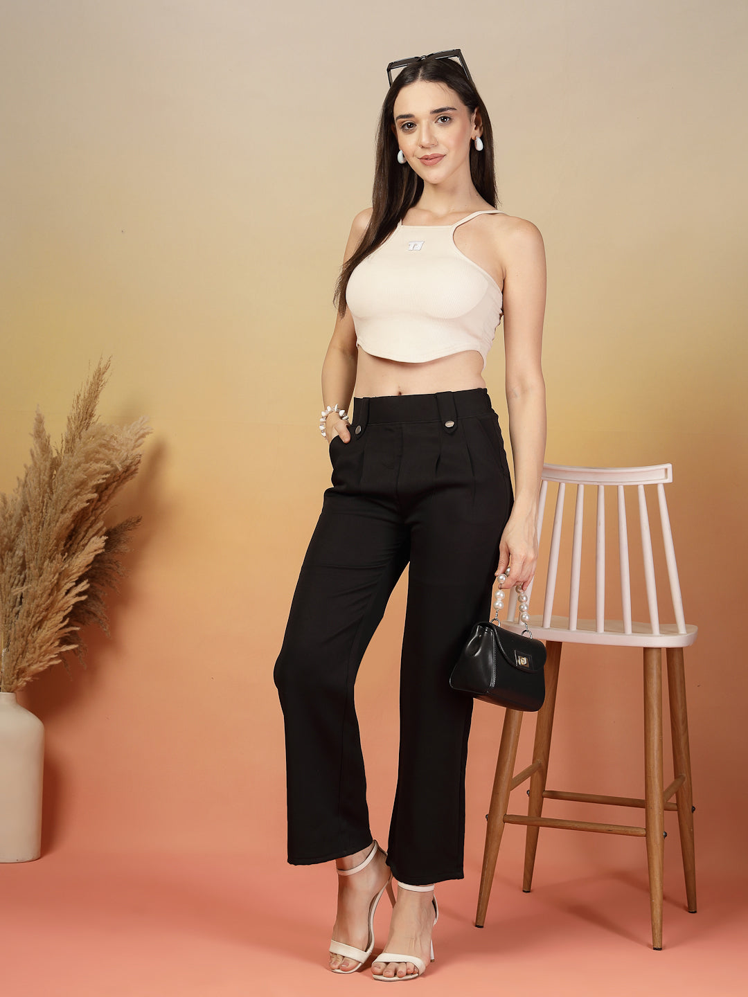 Black Gurkha Pants for Women | By ItalianVega