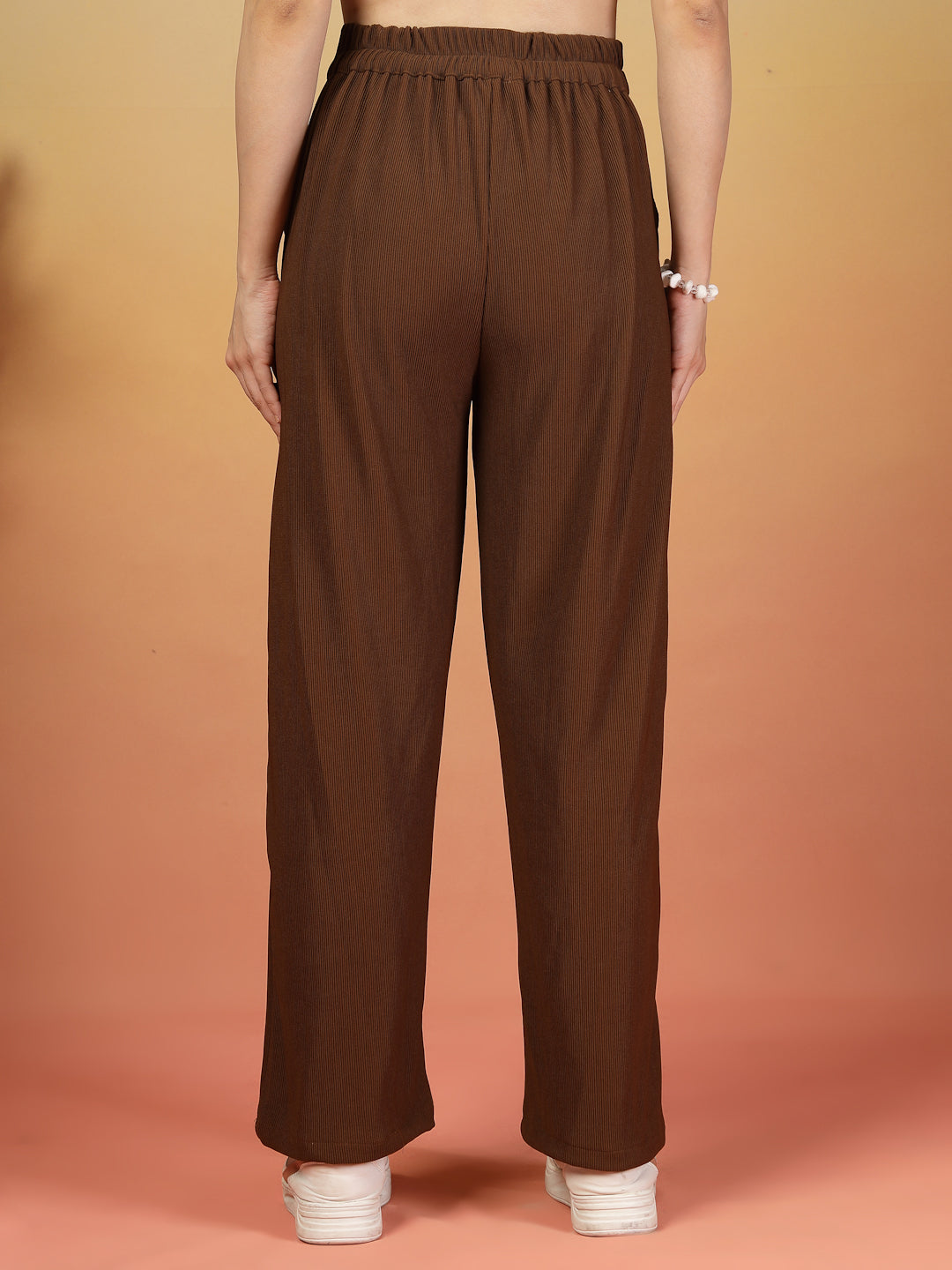 Caramel Corduroy Cargo Pants for Women | By ItalianVega