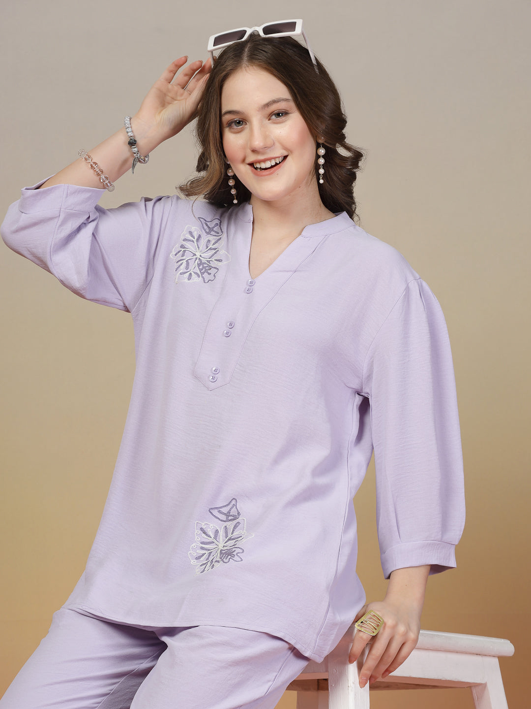 Shoreline Haze Pink Co-ord Set by Italian Vega