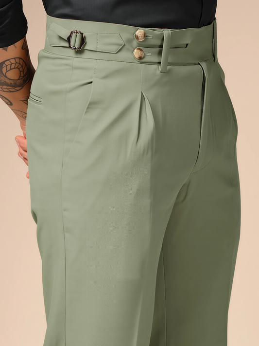 Pebble Double Buttoned GURKHA PANTS by ITALIANVEGA™