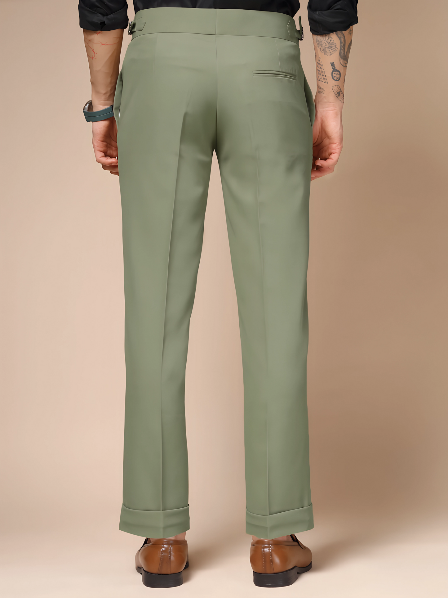 Pebble Double Buttoned GURKHA PANTS by ITALIANVEGA™