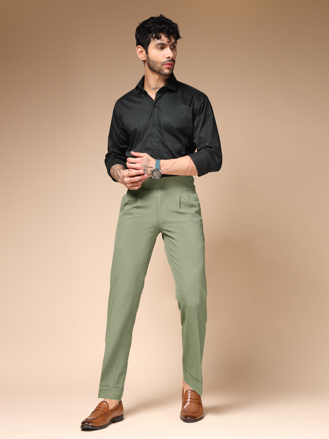 Pebble Classic Buttoned Gurkha Pants by Italian Vega®