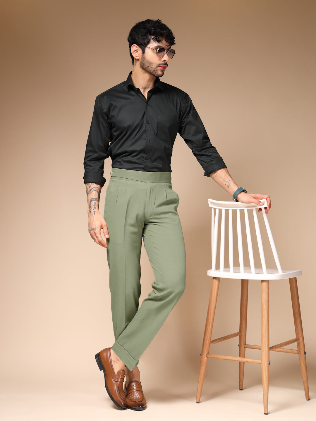 Pebble Classic Buttoned Gurkha Pants by Italian Vega®