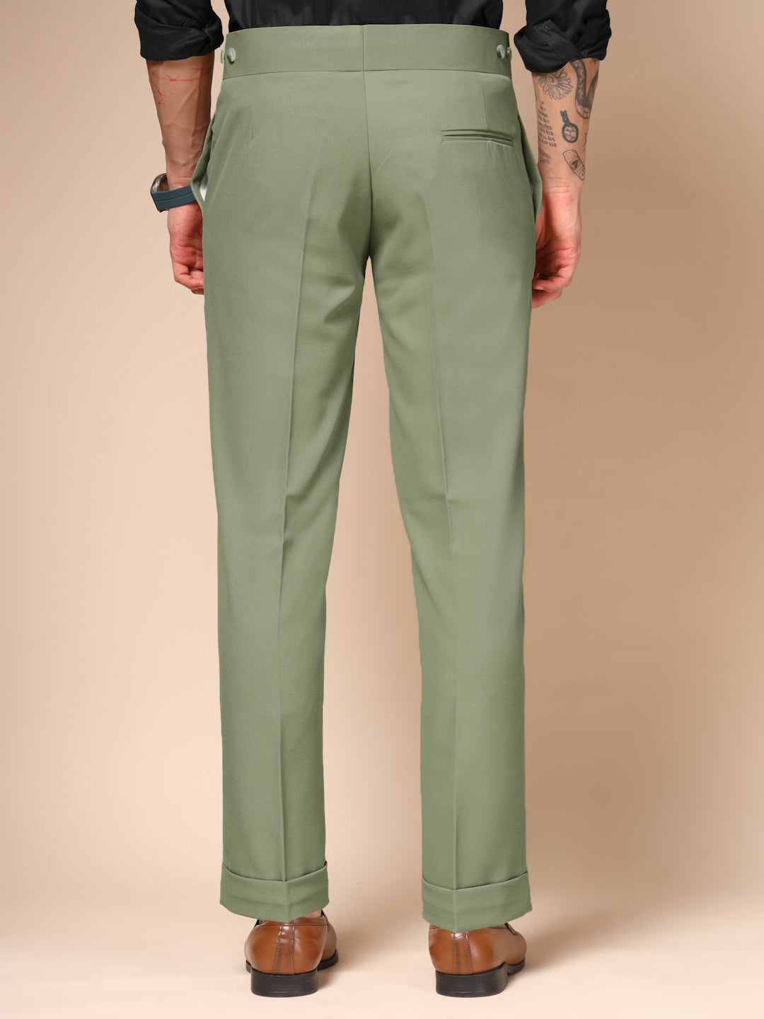 Pebble Classic Buttoned Gurkha Pants by Italian Vega®