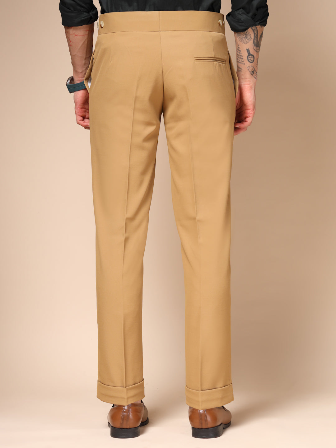 Camel Classic Buttoned Gurkha Pants by Italian Vega®
