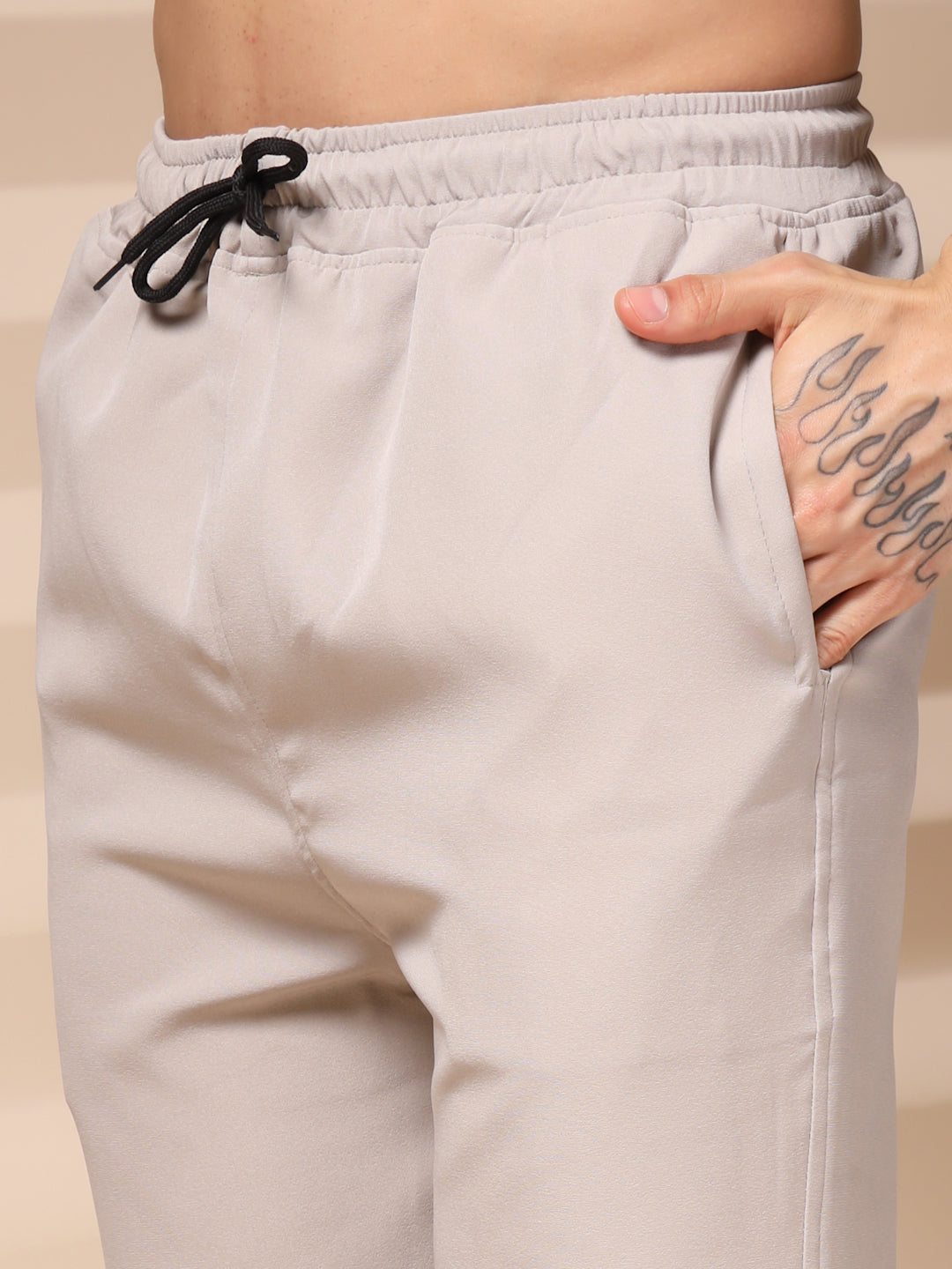 Beige Men's Zipper Co-ord Set by Italian Vega®
