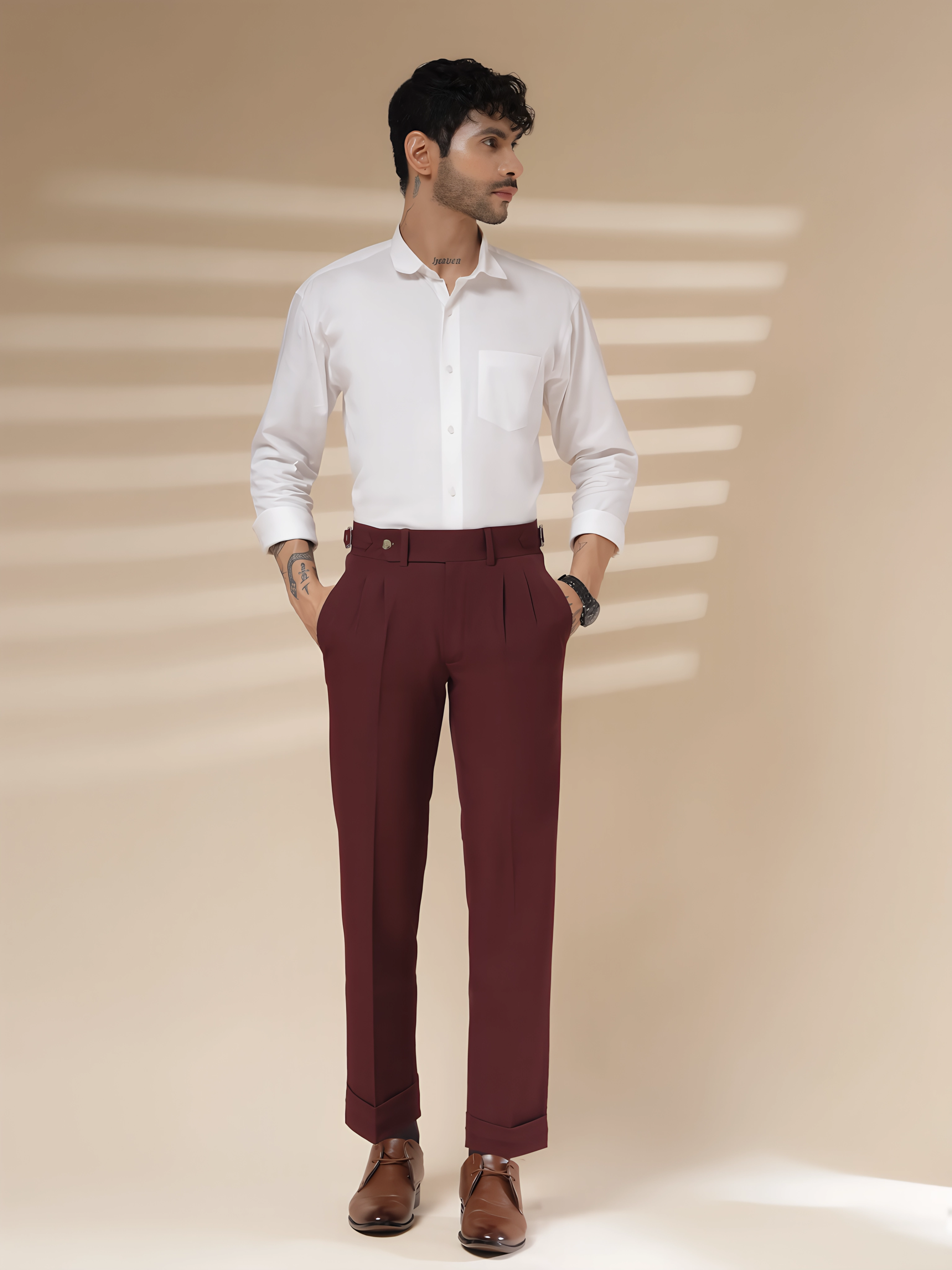 Italian Wine Signature Gurkha Pants by ITALIAN VEGA®