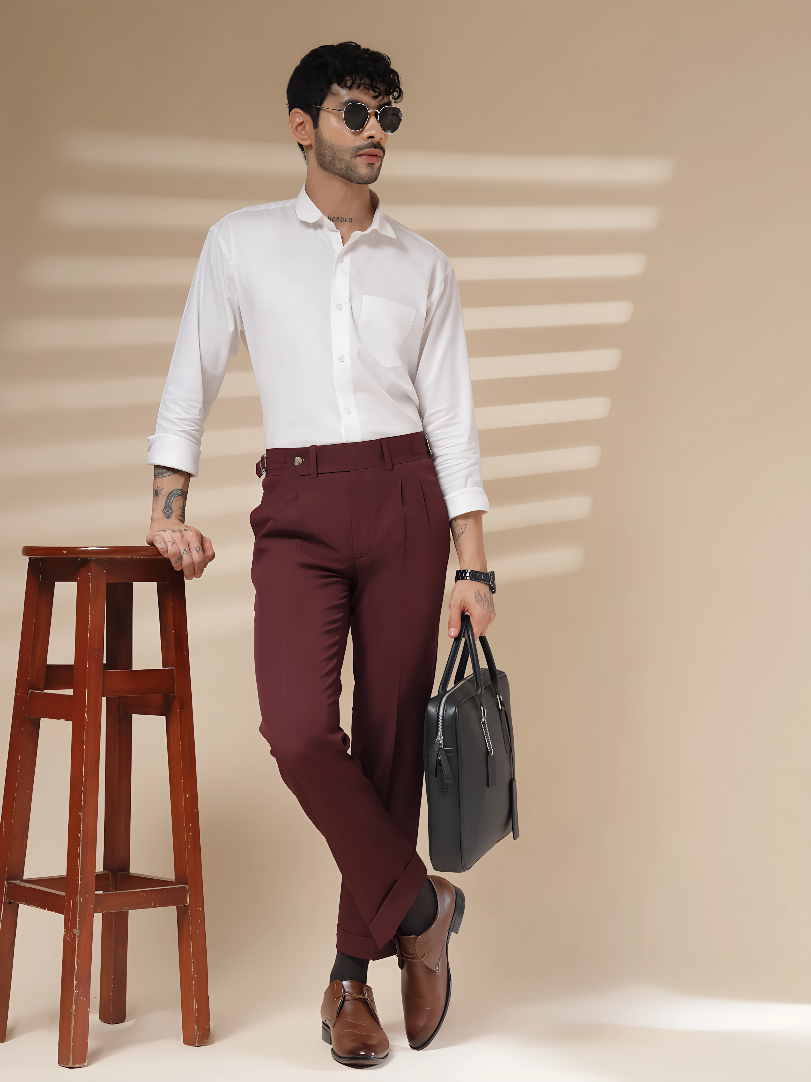 Italian Wine Signature Gurkha Pants by ITALIAN VEGA®