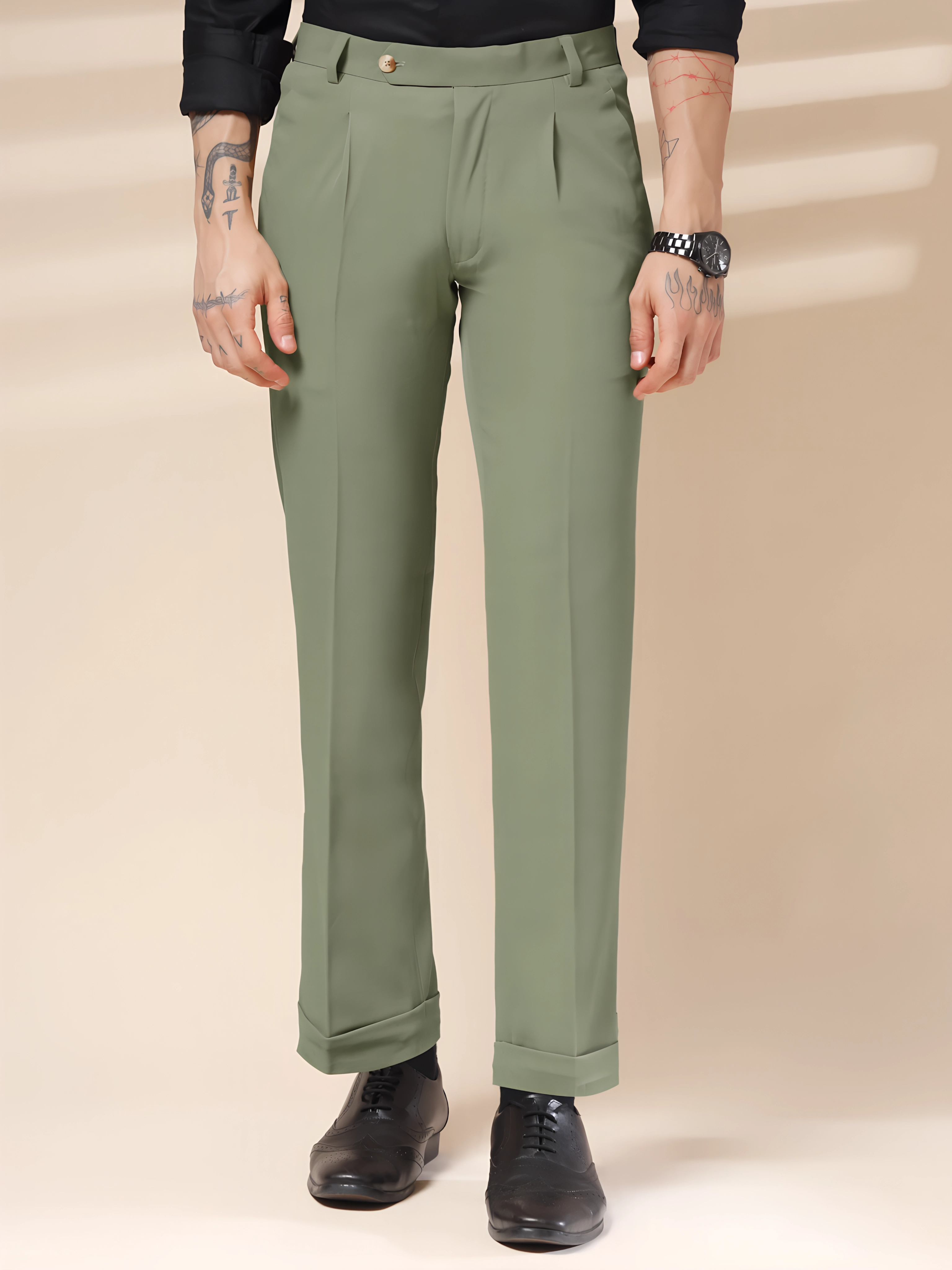 Pebble Men Pleated Trouser by ITALIAN VEGA®