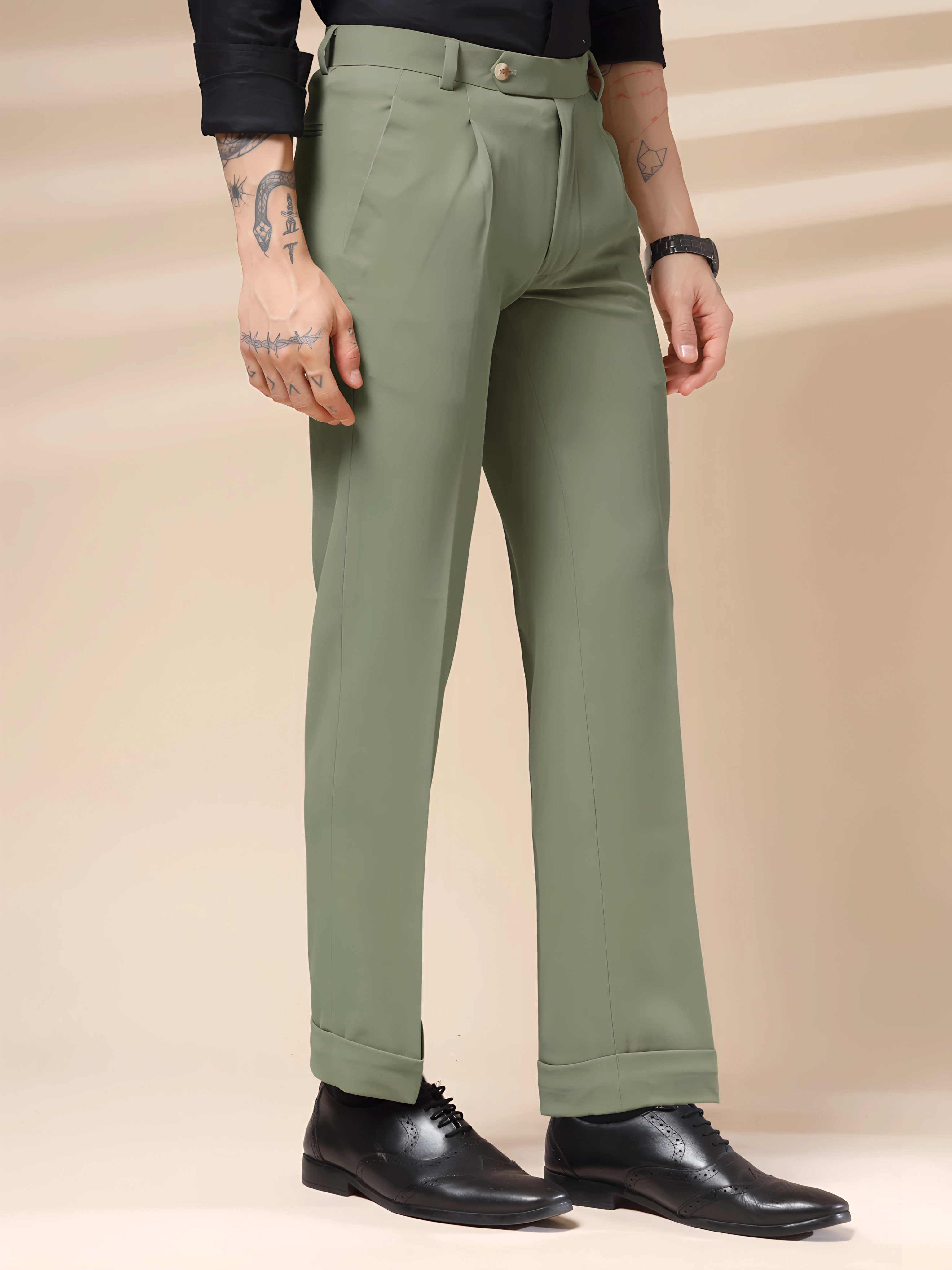 Pebble Men Pleated Trouser by ITALIAN VEGA®