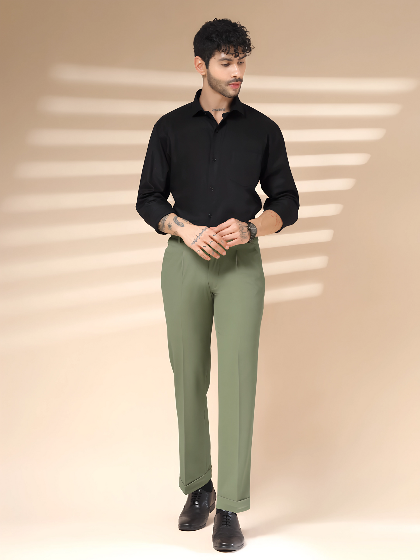 Pebble Men Pleated Trouser by Italian Vega®