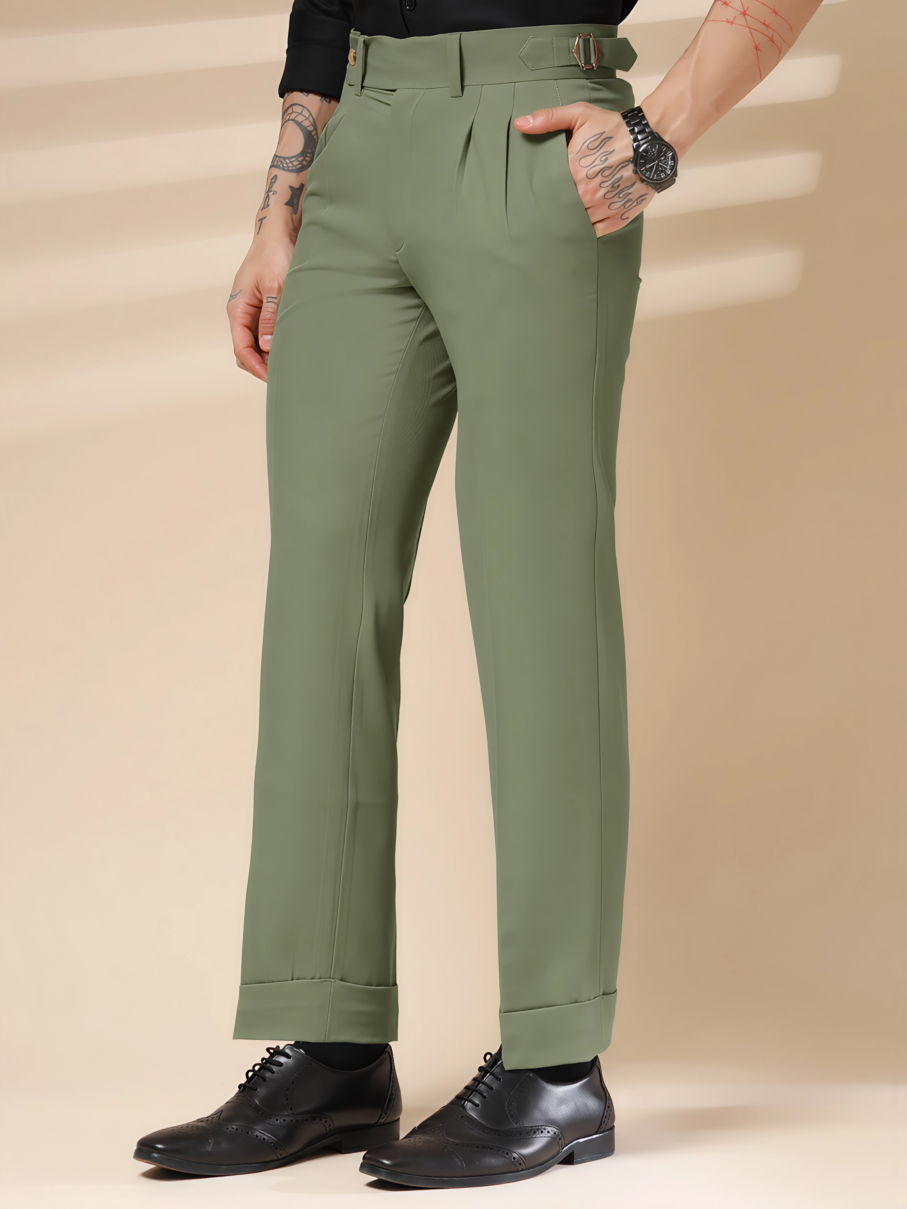 Italian Pebble Signature Gurkha Pants by ITALIAN VEGA®
