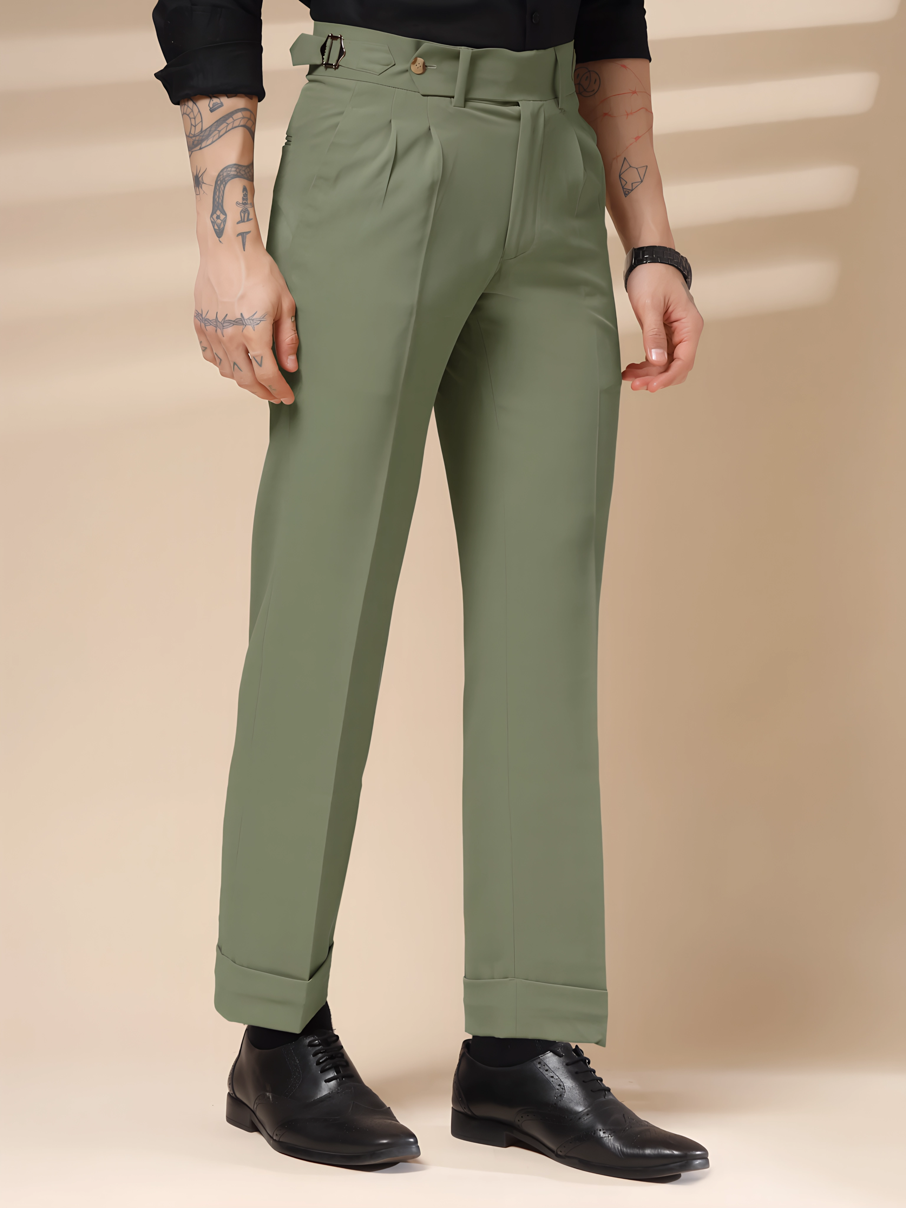 Italian Pebble Signature Gurkha Pants by ITALIAN VEGA®