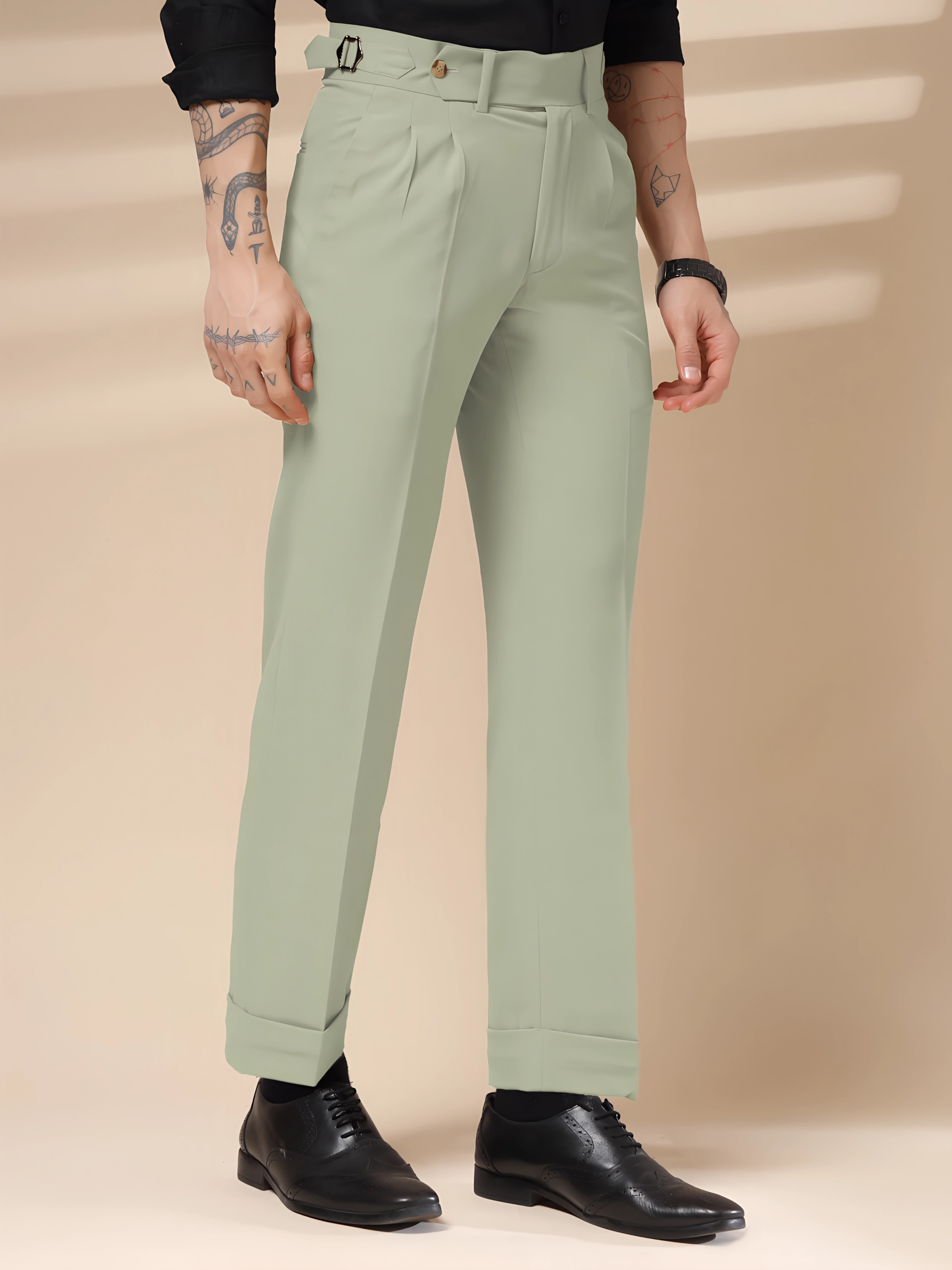 Italian Lime Signature Gurkha Pants by ITALIAN VEGA®