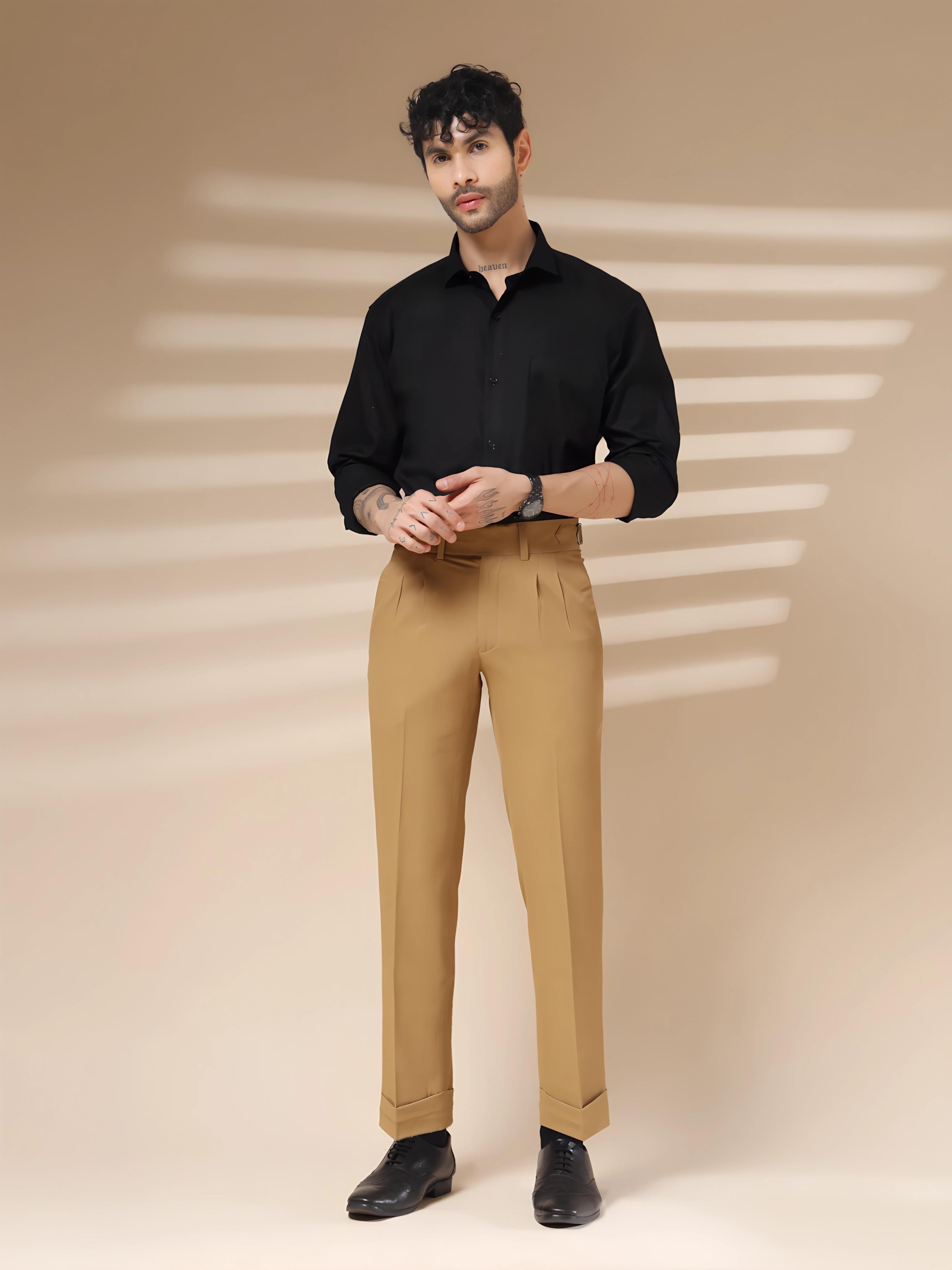 Italian Camel Signature Gurkha Pants by ITALIAN VEGA®