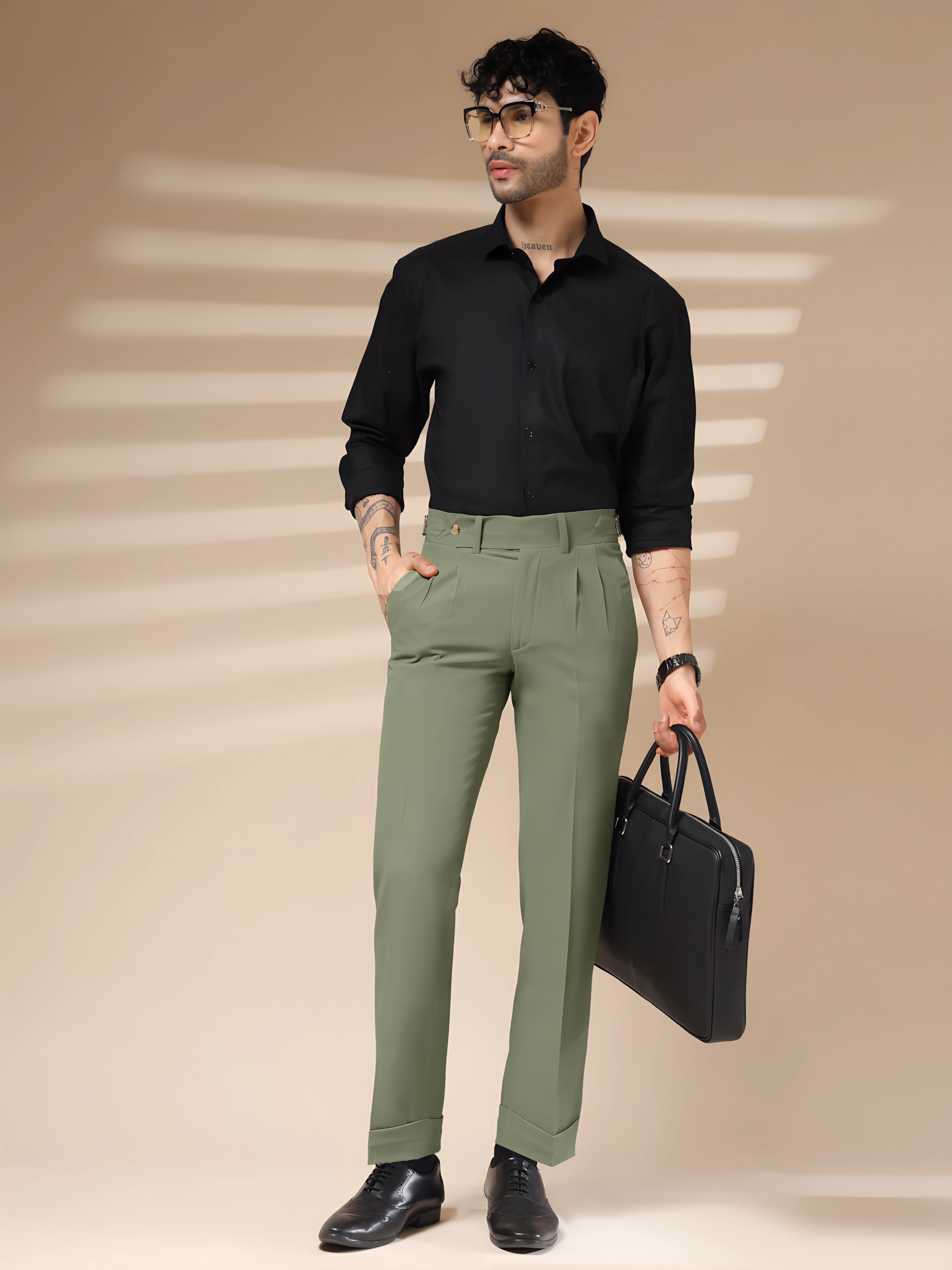 Italian Pebble Signature Gurkha Pants by ITALIAN VEGA®