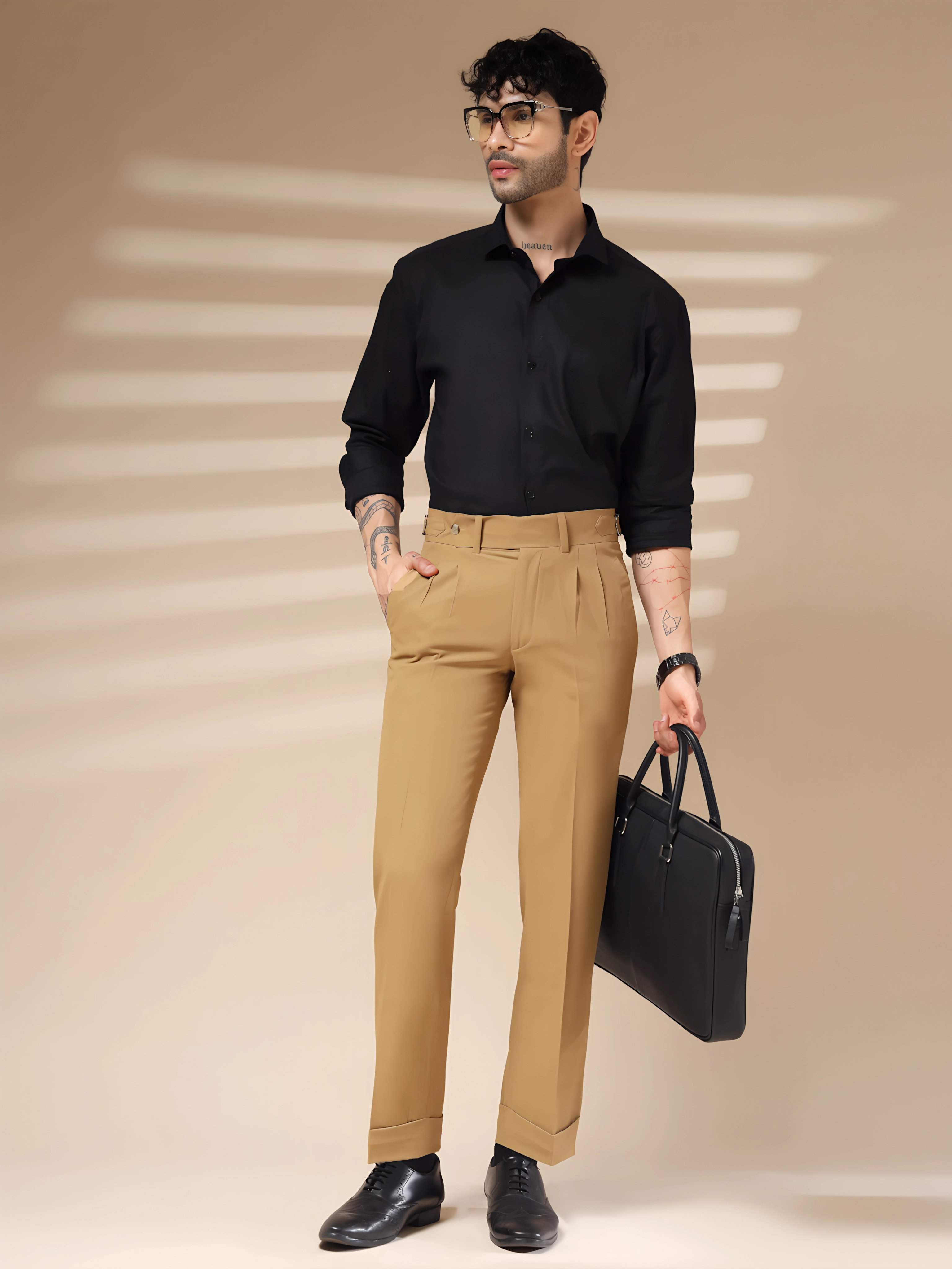 Italian Camel Signature Gurkha Pants by ITALIAN VEGA®