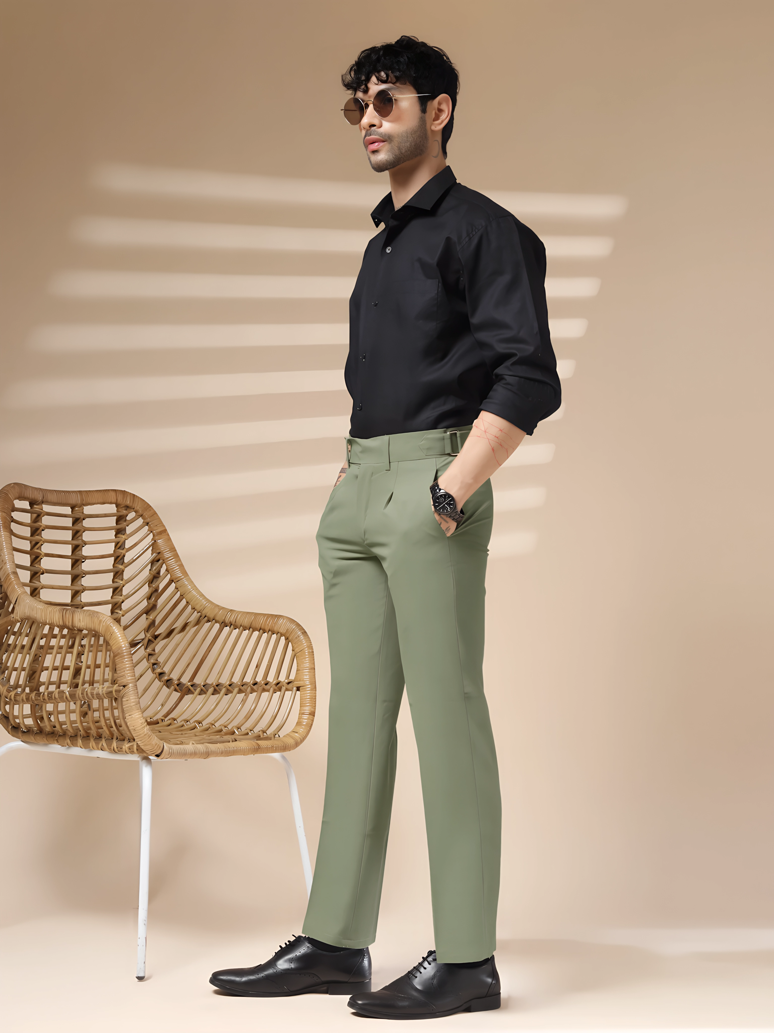 Pebble Oxford Gurkha Trouser by ITALIAN VEGA®
