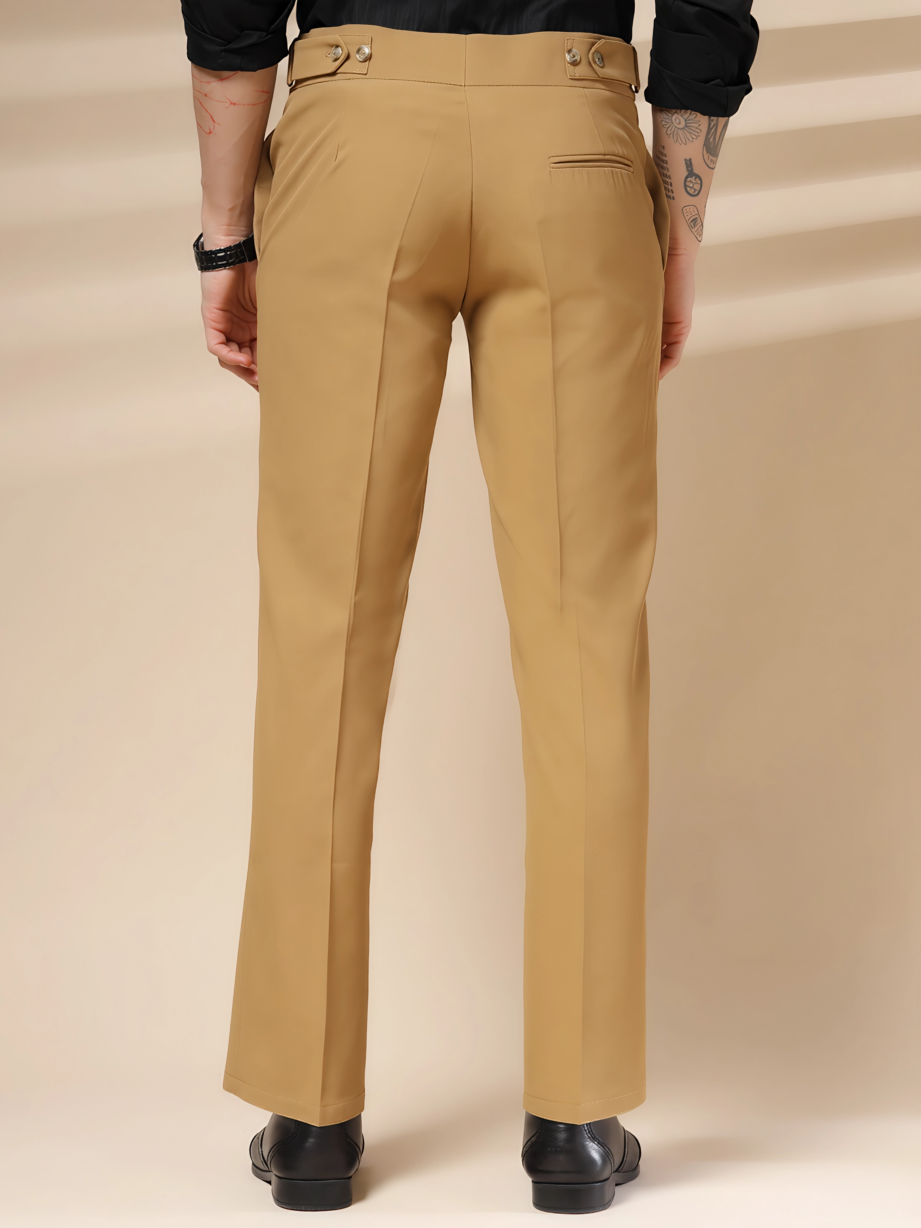 Camel Oxford Gurkha Trouser by ITALIAN VEGA®