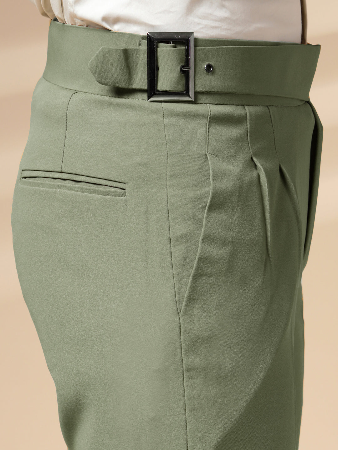 Pebble Classic Buckle Gurkha Pants by ITALIAN VEGA®