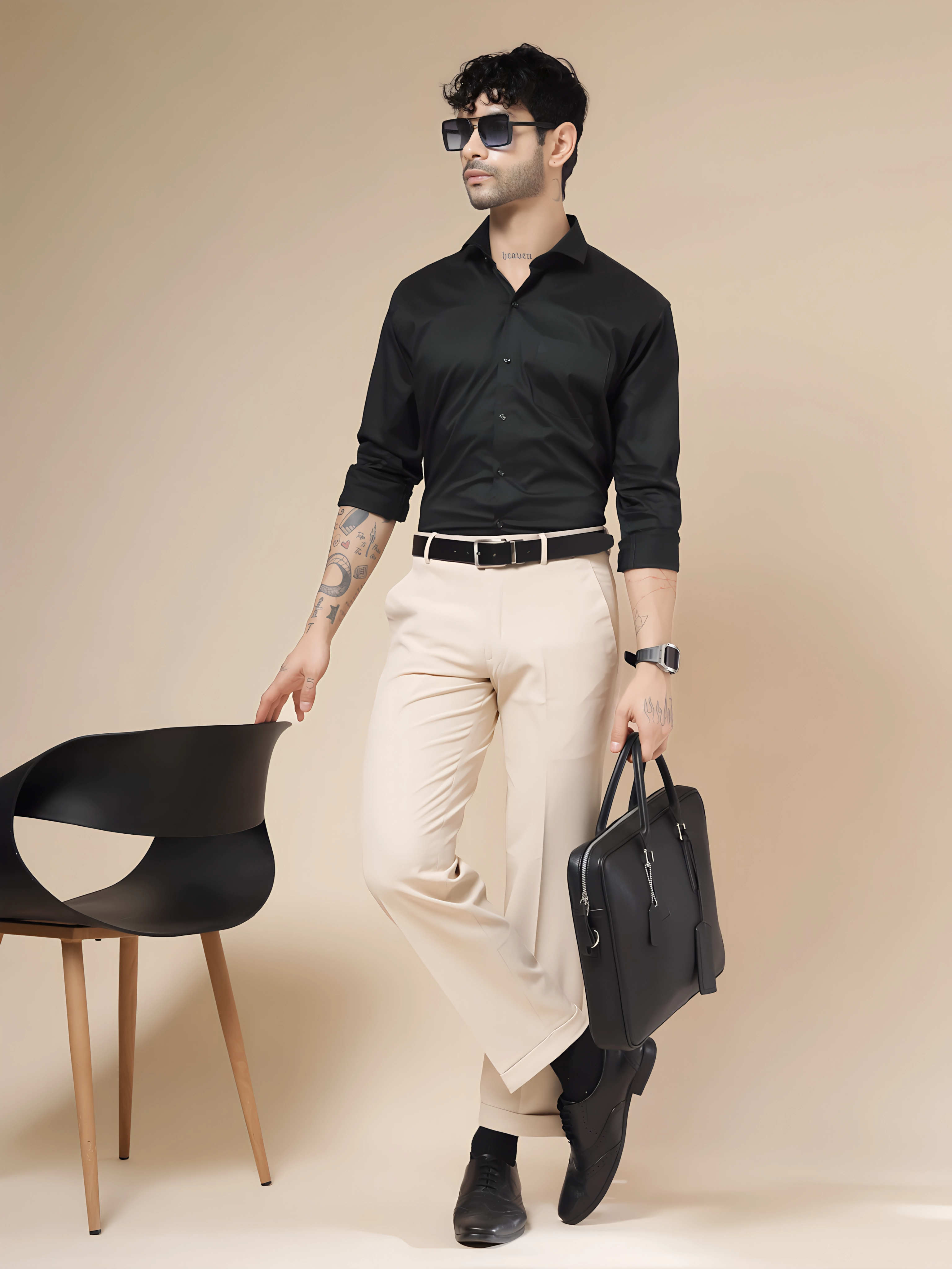 Italian Vega Royal Beige Trouser Slim Fit | ITALIAN VEGA®