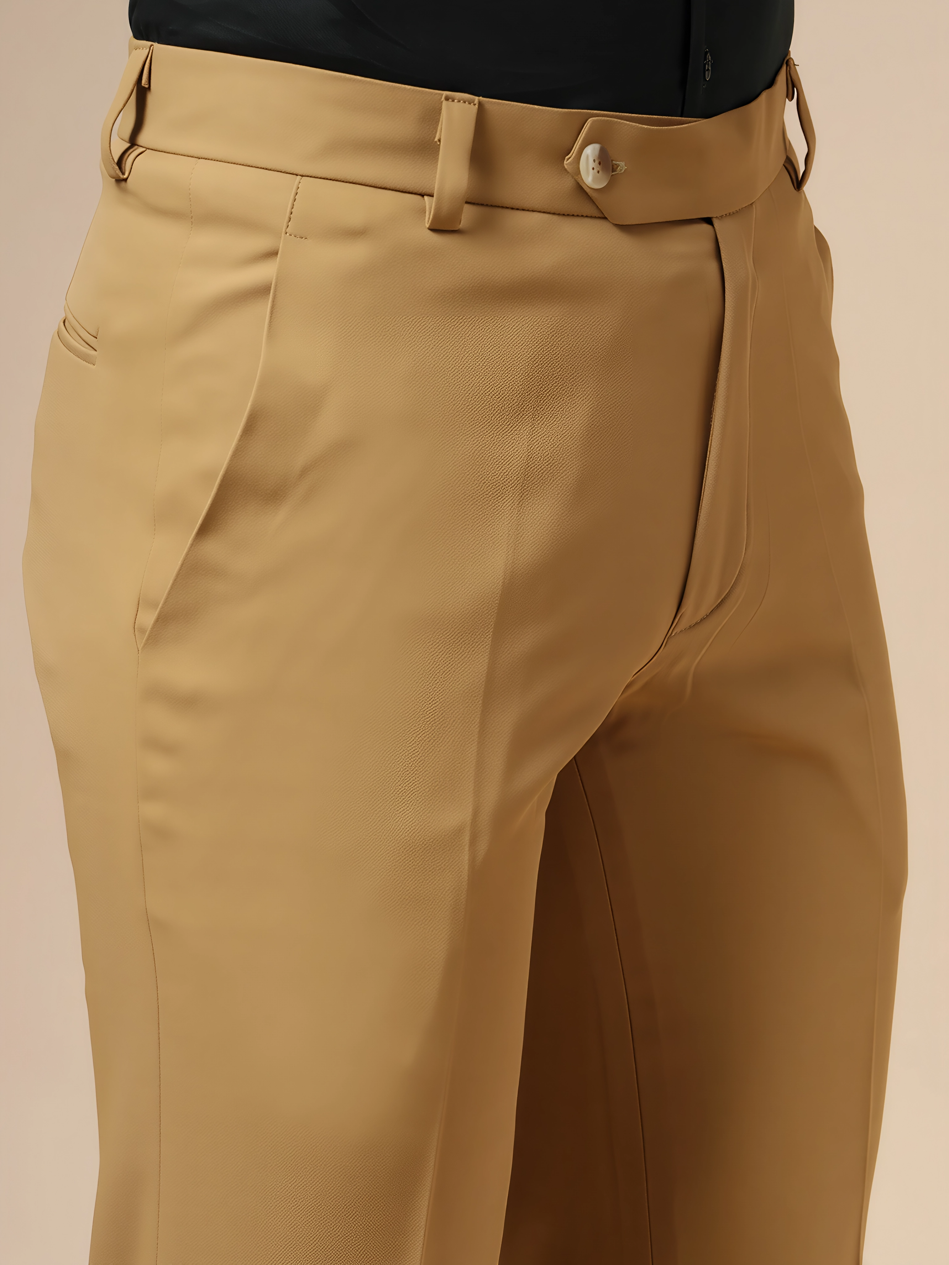 Khakhi Men Formal Pants by ITALIAN VEGA®