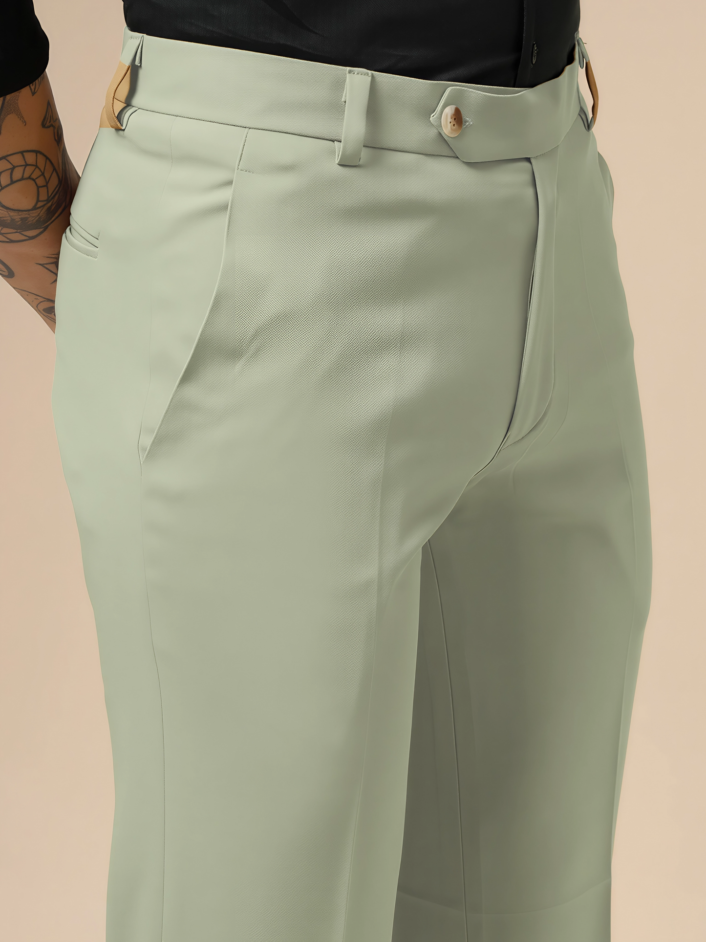 Lime Men Formal Pants by Italian Vega®