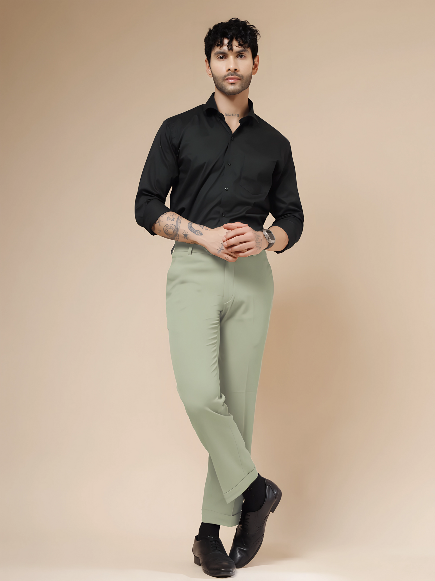 Lime Men Formal Pants by Italian Vega®