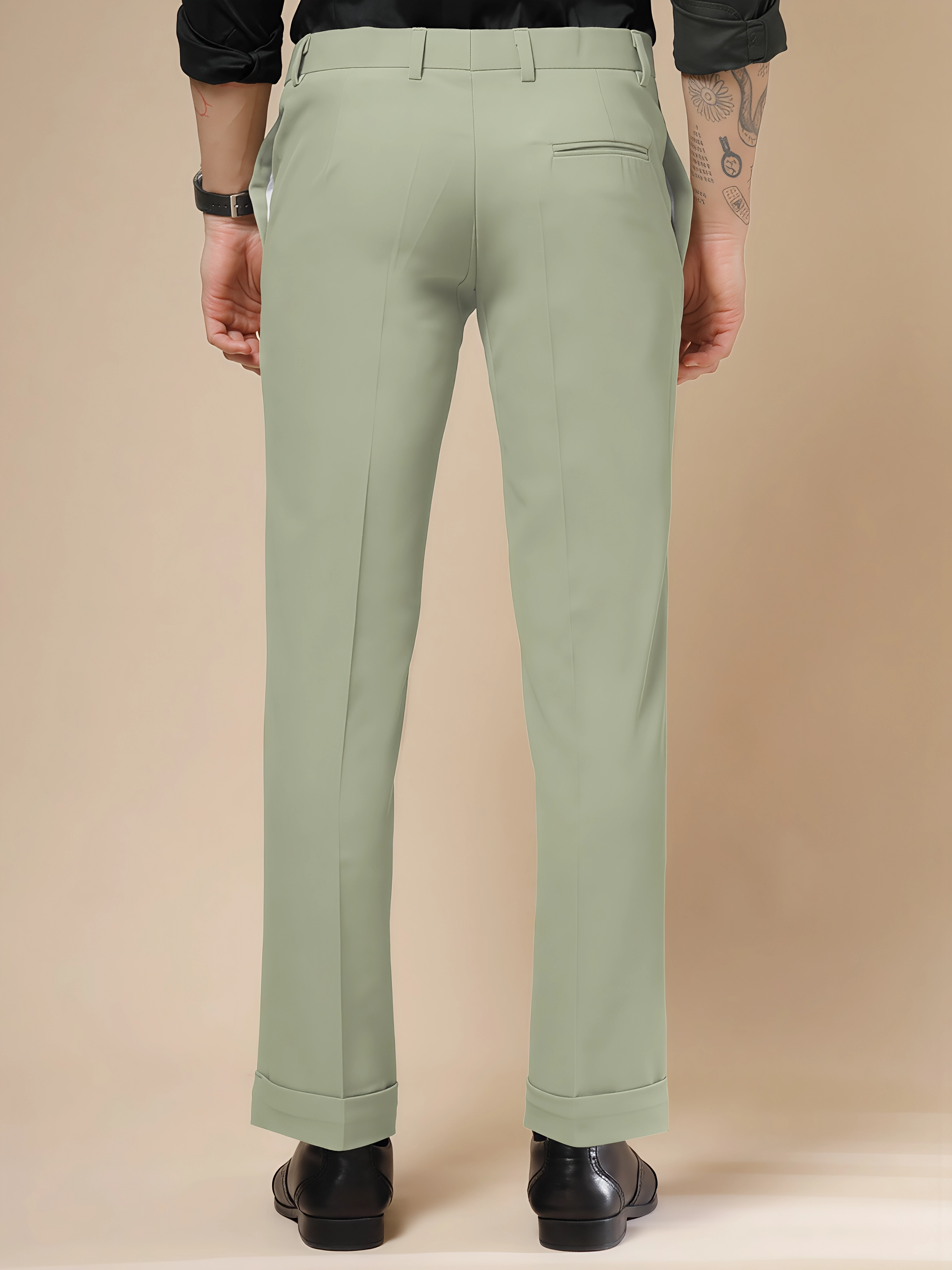 Lime Men Formal Pants by ITALIAN VEGA®