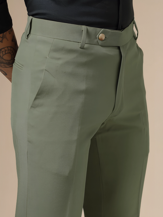 Italian Vega Royal Pebble Trouser Slim Fit