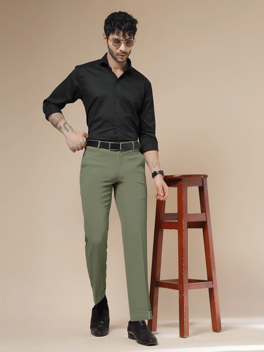 Italian Vega Royal Pebble Trouser Slim Fit
