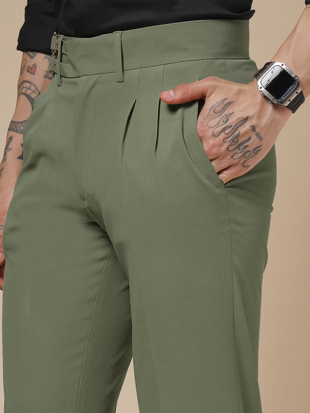 Pebble Double Buckle Formal Gurkha Pants by ITALIAN VEGA®