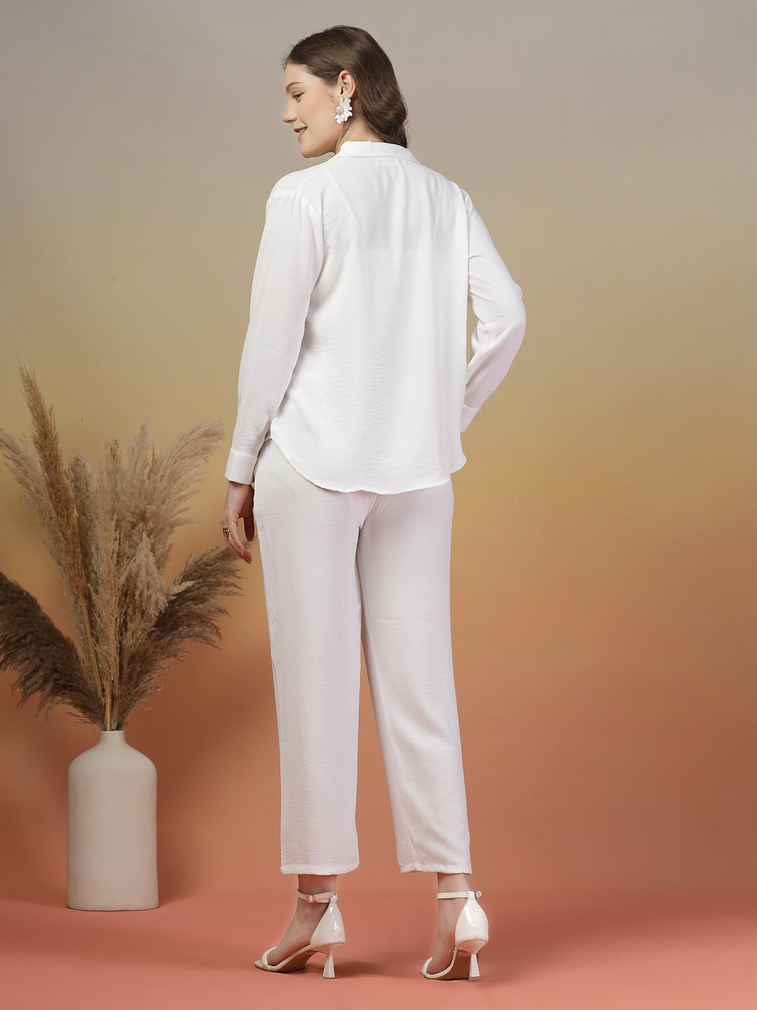 Imperial Swan White Trio Co-ord Set by Italian Vega