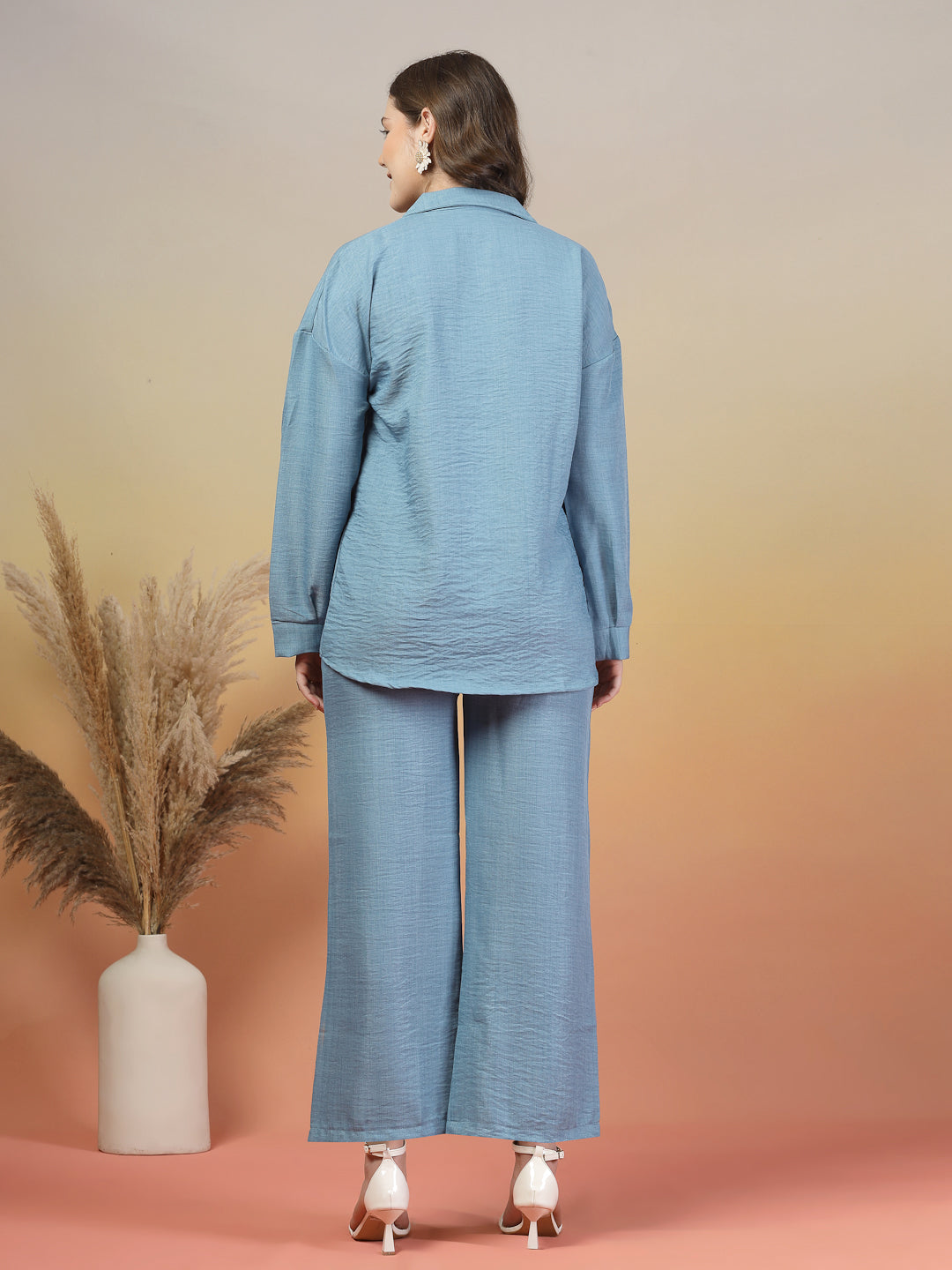 Sahara Seaglass Blue Co-ord Set by Italian Vega