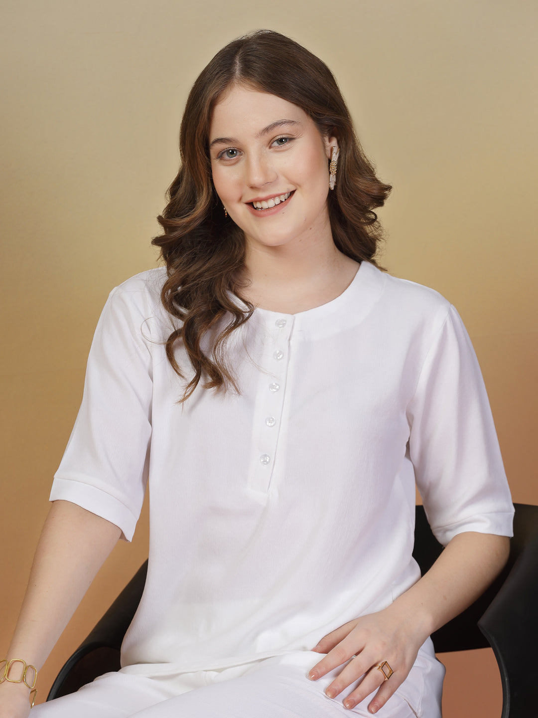 Vintage Pearl White Co-ord Set by Italian Vega