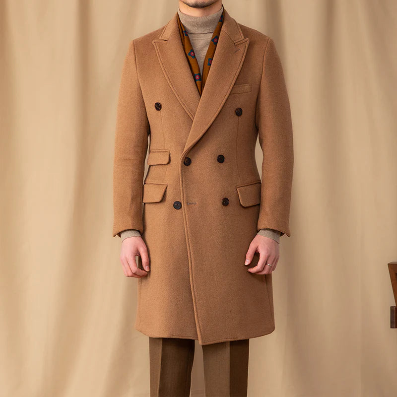 Kingsman Brown Double Breasted Coat by Italian Vega®