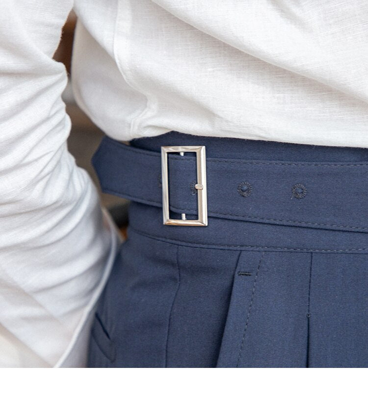 Classic Buckle Gurkha Pants by Italian Vega™