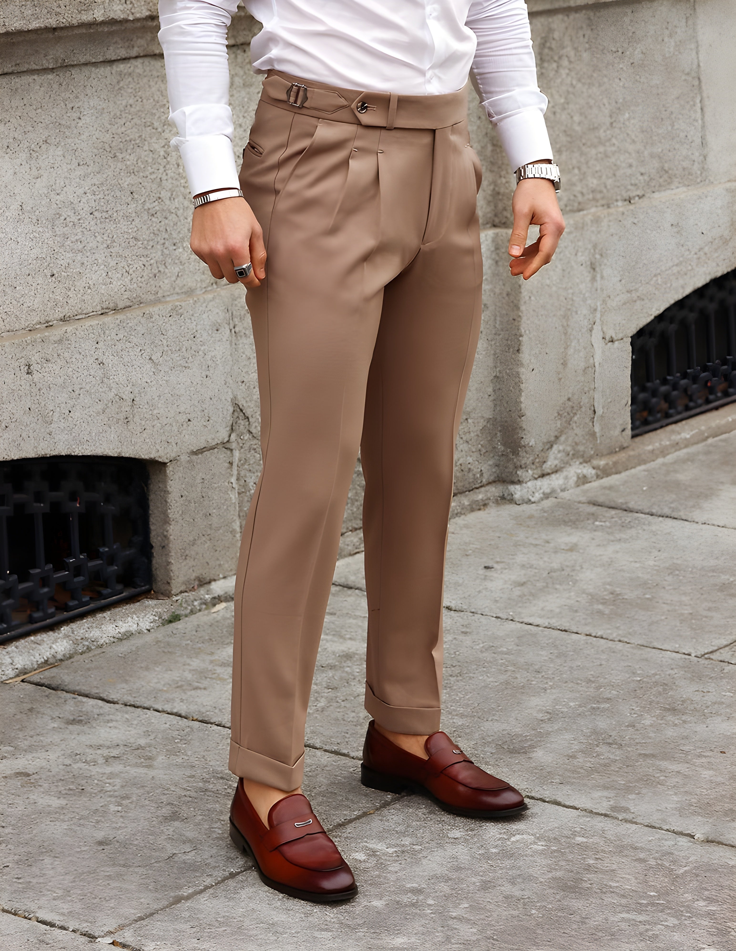Italian Khakhi Signature Gurkha Pants