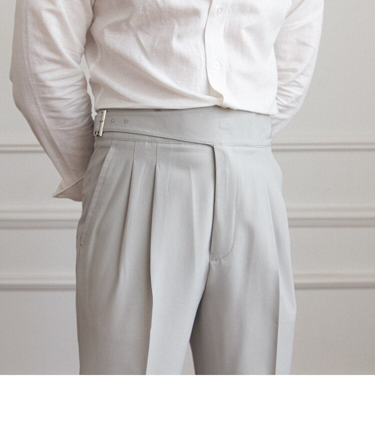 Classic Buckle Gurkha Pants by Italian Vega™